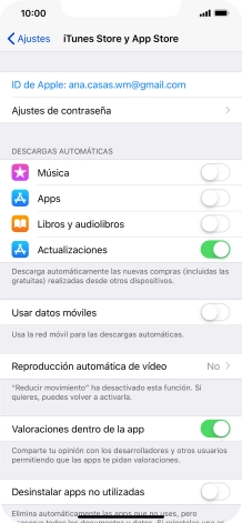 Pulsa el indicador junto a 