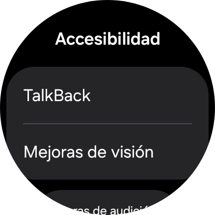 Pulsa Talkback y sigue las indicaciones de la pantalla para activar o desactivar la función. Pulsa Talkback y sigue las indicaciones de la pantalla para activar o desactivar la función.