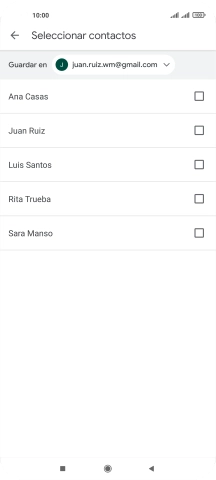Pulsa la lista desplegable junto a Pulsa la lista desplegable junto a