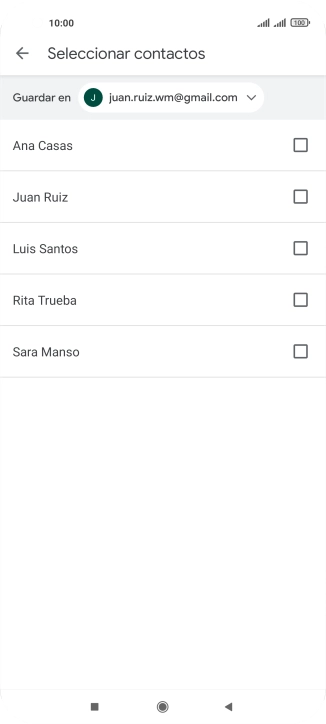Pulsa la lista desplegable junto a Pulsa la lista desplegable junto a