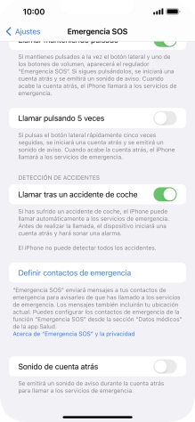 Pulsa el indicador junto a Pulsa el indicador junto a
