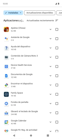 Pulsa la app deseada.