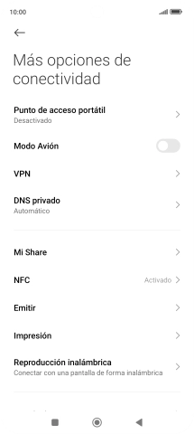 Pulsa Punto de acceso portátil. Pulsa Punto de acceso portátil.