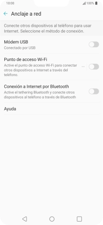 Pulsa Punto de acceso Wi-Fi. Pulsa Punto de acceso Wi-Fi.