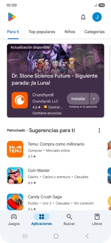 Pulsa Buscar. Pulsa Buscar.
