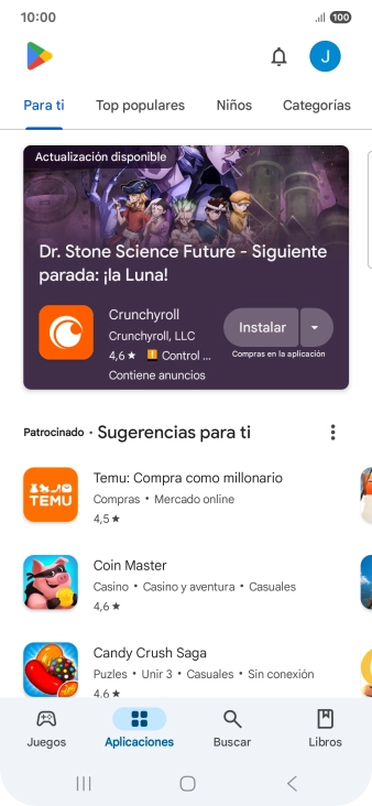 Pulsa Buscar. Pulsa Buscar.