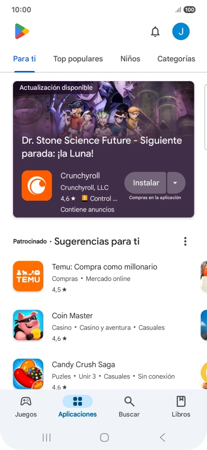 Pulsa Buscar. Pulsa Buscar.