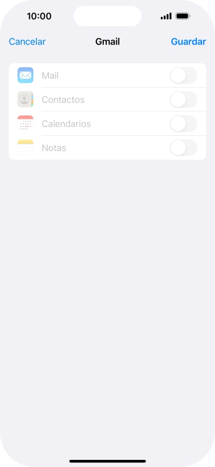 Si aparece en la pantalla esta imagen, tu cuenta de correo electrónico ha sido reconocida y configurada automáticamente. Sigue las indicaciones de la pantalla para introducir más información y terminar la configuración.