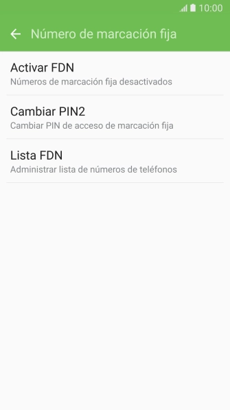 Pulsa Lista FDN.