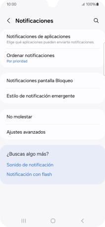 Pulsa Notificaciones de aplicaciones. Pulsa Notificaciones de aplicaciones.