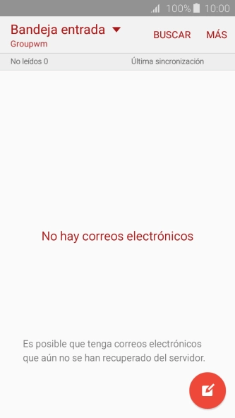 Si aparece en la pantalla esta imagen, tu cuenta de correo electrónico ha sido reconocida y configurada automáticamente. Sigue las indicaciones de la pantalla para introducir más información y terminar la configuración. Si aparece en la pantalla esta imagen, tu cuenta de correo electrónico ha sido reconocida y configurada automáticamente. Sigue las indicaciones de la pantalla para introducir más información y terminar la configuración.
