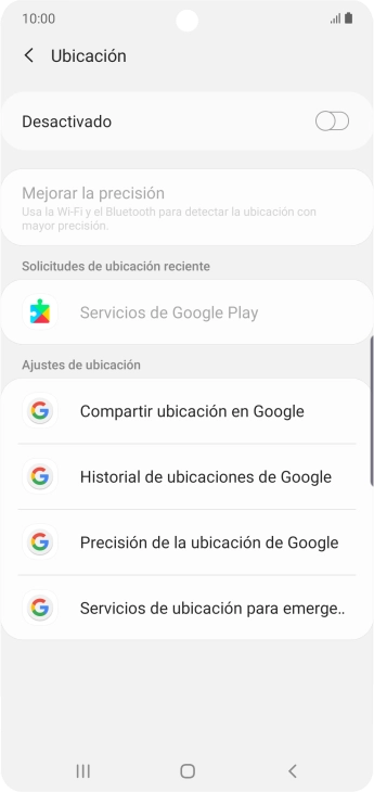 Pulsa el indicador para activar o desactivar la función. Pulsa el indicador para activar o desactivar la función.