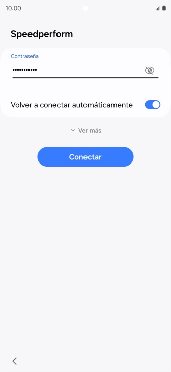 Introduce la contraseña de la red wifi y pulsa Conectar. Introduce la contraseña de la red wifi y pulsa Conectar.