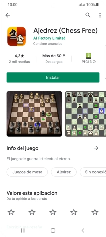 Pulsa Instalar y sigue las indicaciones de la pantalla para instalar la app. Pulsa Instalar y sigue las indicaciones de la pantalla para instalar la app.