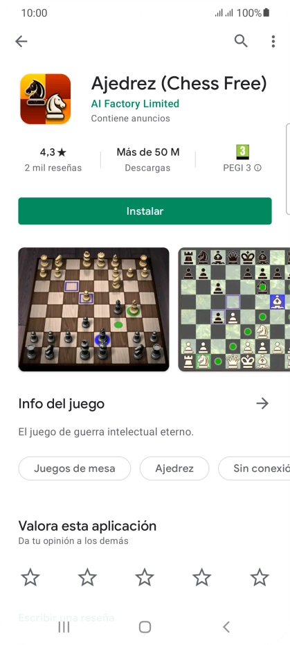 Pulsa Instalar y sigue las indicaciones de la pantalla para instalar la app. Pulsa Instalar y sigue las indicaciones de la pantalla para instalar la app.