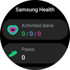 Bajo Actividad diaria puedes ver cuánto has avanzado con tus objetivos de la actividad diaria. Bajo Actividad diaria puedes ver cuánto has avanzado con tus objetivos de la actividad diaria.