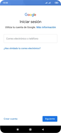 Si no tienes una cuenta de Google, pulsa Crear cuenta y sigue las indicaciones de la pantalla para ver cómo crear una cuenta nueva. Si no tienes una cuenta de Google, pulsa Crear cuenta y sigue las indicaciones de la pantalla para ver cómo crear una cuenta nueva.