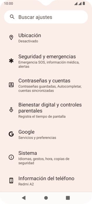 Pulsa Sistema.