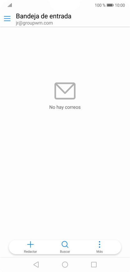 Desliza el dedo hacia la derecha desde la parte izquierda de la pantalla.