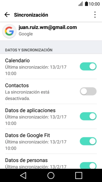 Pulsa el indicador junto a Pulsa el indicador junto a