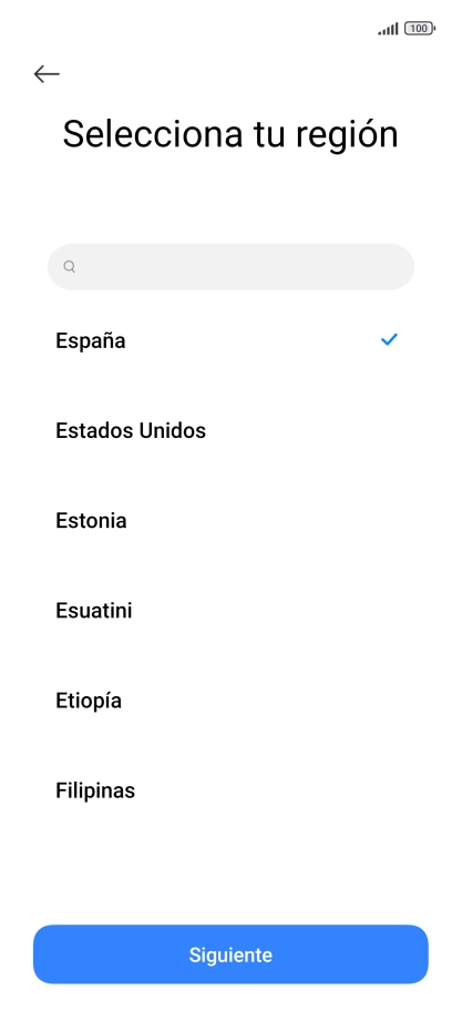 Pulsa el país o el área deseados. Pulsa el país o el área deseados.