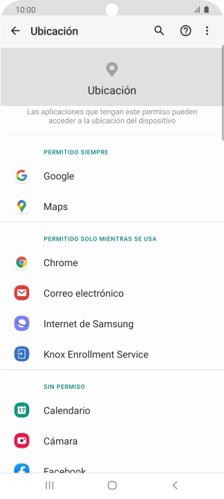 Pulsa la app deseada. Pulsa la app deseada.