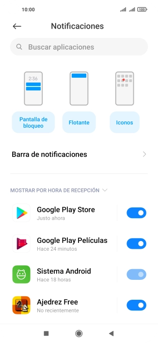 Pulsa la app deseada. Pulsa la app deseada.