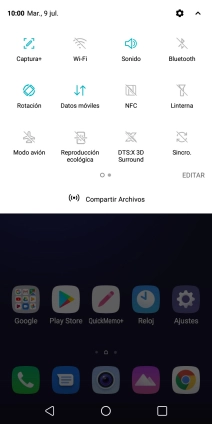 Pulsa Datos móviles.