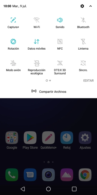 Pulsa Datos móviles.