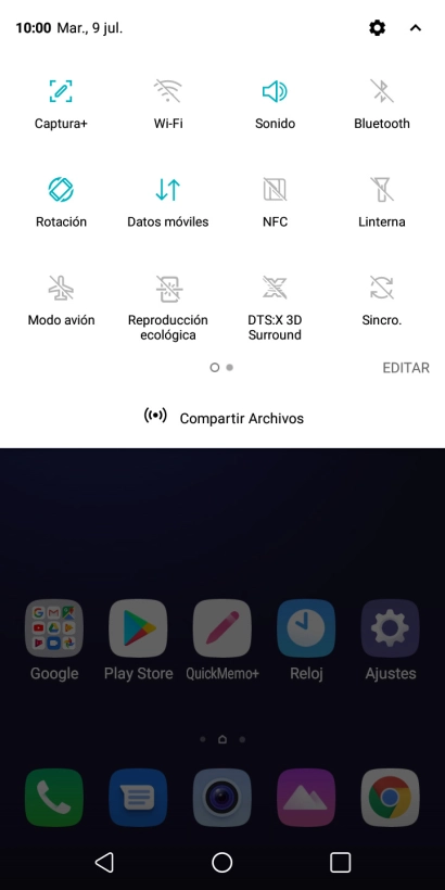 Pulsa Datos móviles.