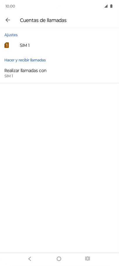 Pulsa el nombre de la tarjeta SIM. Pulsa el nombre de la tarjeta SIM.