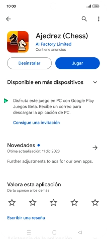 Pulsa Desinstalar. Pulsa Desinstalar.