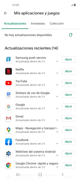 Pulsa Instaladas.