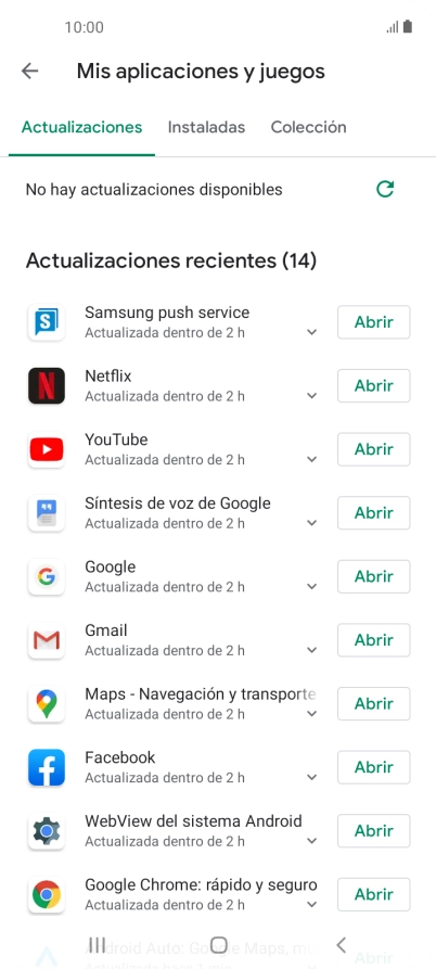 Pulsa Instaladas.