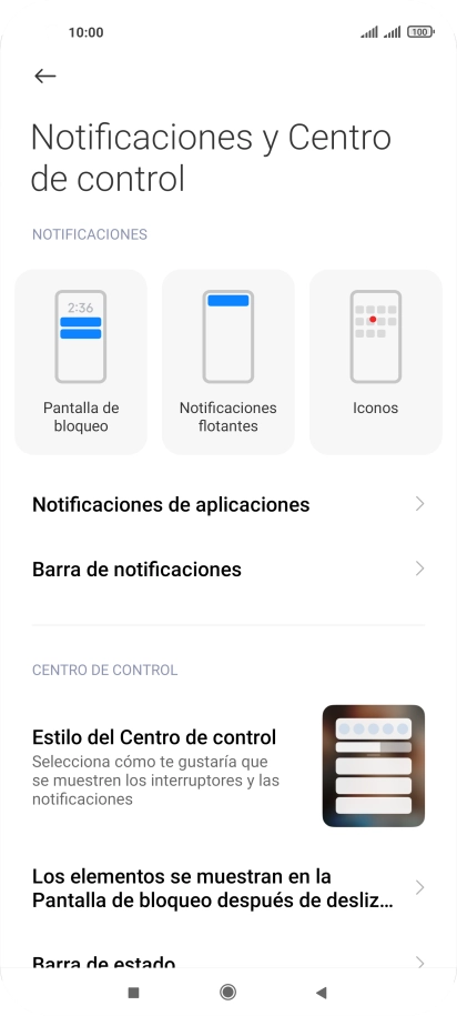 Pulsa Notificaciones de aplicaciones. Pulsa Notificaciones de aplicaciones.