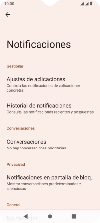Pulsa Ajustes de aplicaciones. Pulsa Ajustes de aplicaciones.