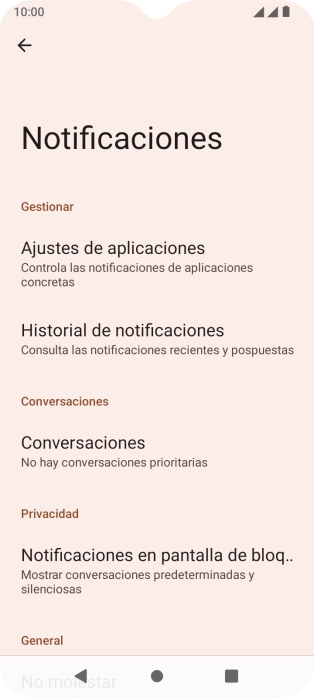 Pulsa Ajustes de aplicaciones. Pulsa Ajustes de aplicaciones.