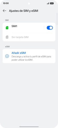Pulsa Añadir eSIM. Pulsa Añadir eSIM.