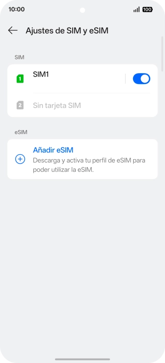 Pulsa Añadir eSIM. Pulsa Añadir eSIM.