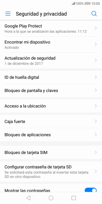 Pulsa Bloqueo de tarjeta SIM. Pulsa Bloqueo de tarjeta SIM.