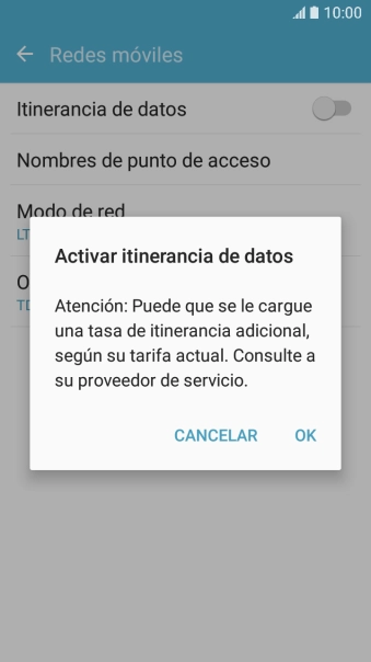 Si activas la función, pulsa OK. Si activas la función, pulsa OK.