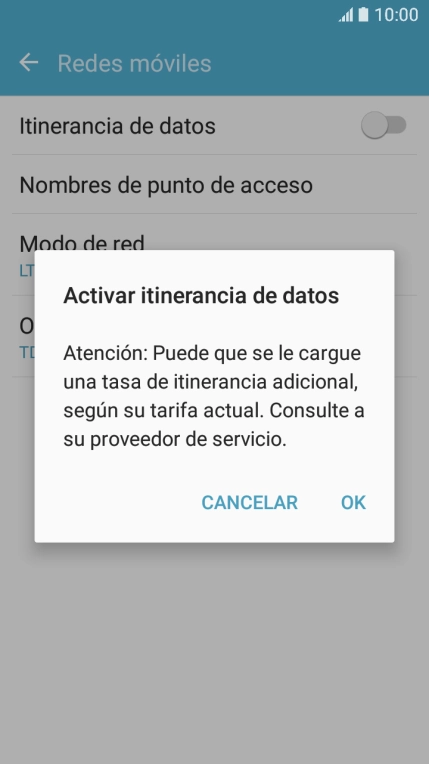 Si activas la función, pulsa OK. Si activas la función, pulsa OK.