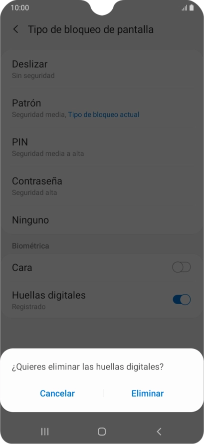 Pulsa Eliminar. Pulsa Eliminar.