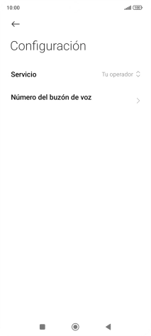 Pulsa Número del buzón de voz. Pulsa Número del buzón de voz.