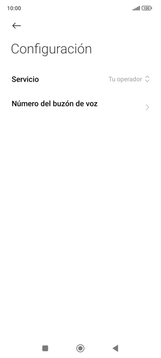 Pulsa Número del buzón de voz. Pulsa Número del buzón de voz.
