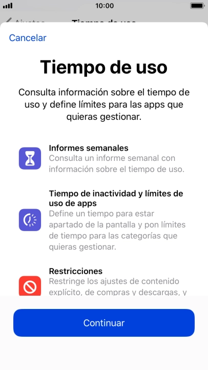 Pulsa Continuar. Pulsa Continuar.