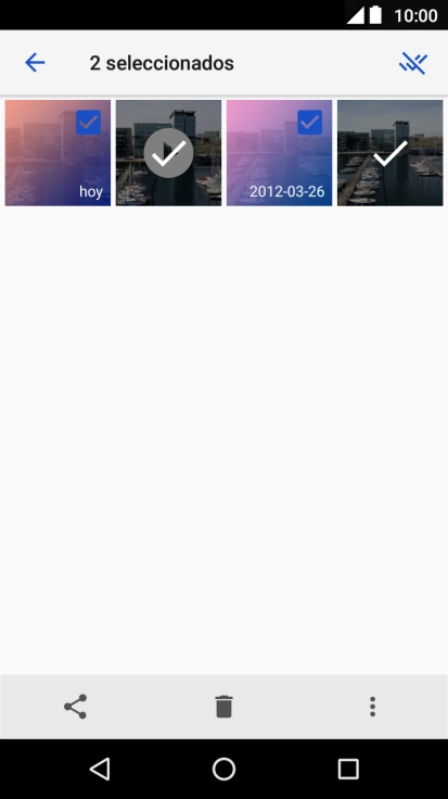 Pulsa el icono de compartir.