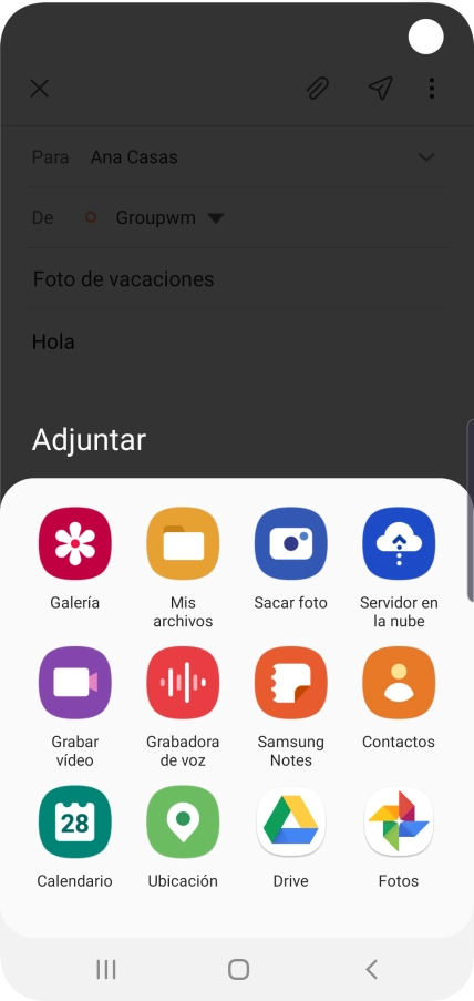 Pulsa Mis archivos y desplázate a la carpeta deseada. Pulsa Mis archivos y desplázate a la carpeta deseada.