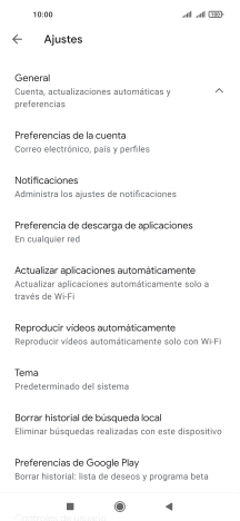 Pulsa Actualizar aplicaciones automáticamente. Pulsa Actualizar aplicaciones automáticamente.