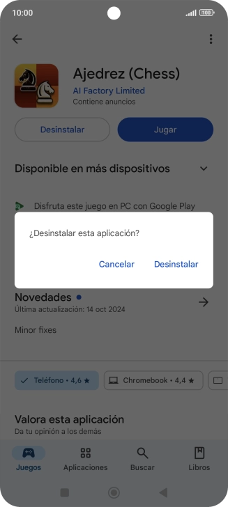 Pulsa Desinstalar. Pulsa Desinstalar.